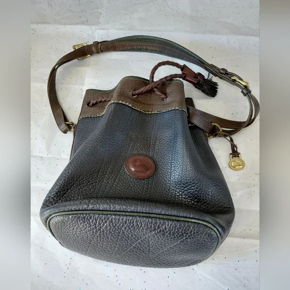 Vintage Dooney and Bourke Teton Drawstring Bucket Bag - Picture 1 of 8